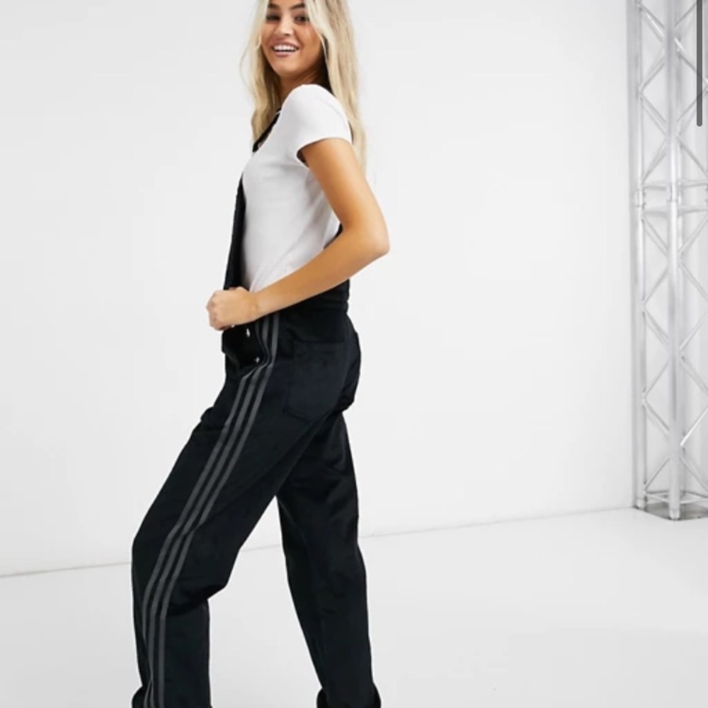 Adidas corduroy overalls